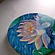 Painting with potala 'Water lily'. Pictures. art-magazinchik-klevera-bleka. My Livemaster. Фото №4