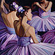 Painting 'Before the performance' oil on canvas 50h60cm, Pictures, Moscow,  Фото №1