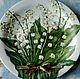 Plates decorative: ' Lilies of the valley', Decorative plates, Minsk,  Фото №1