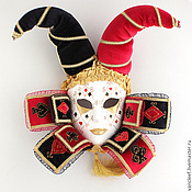 Карнавальная маска «Трефы»