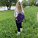 Women's leather backpack 'Violet Angel'. Backpacks. Lyurom Studio. My Livemaster. Фото №4