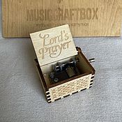 Музыкальные инструменты handmade. Livemaster - original item Music box The lord`s prayer lullaby. Handmade.