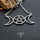 Triune Moon Pendant with a pentagram (Triple Moon Symbol). Pendant. Borowski store. My Livemaster. Фото №4