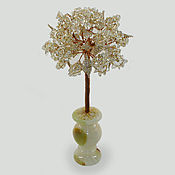 Цветы и флористика handmade. Livemaster - original item Tree of rock crystal 