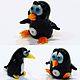 Collectible micro figurine made of colored glass Masalamovies penguins. Miniature figurines. In Glass. Online shopping on My Livemaster.  Фото №2