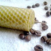 Сувениры и подарки handmade. Livemaster - original item Candle of honeycomb Coffee. Handmade.