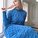 'The seasons:winter' dress Merino wool. Dresses. Crazy_of_knitting. Online shopping on My Livemaster.  Фото №2