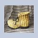 Ботинок декоративный, плетеный. Корзины. Плетеные корзины от Веруси. Интернет-магазин Ярмарка Мастеров.  Фото №2