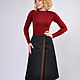 Wrap skirt Of a-silhouette, decorated with braid, Skirts, Novosibirsk,  Фото №1