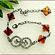 Amber. Bracelet 'Merger' amber Melchior, Bead bracelet, Moscow,  Фото №1