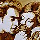 Кофейная картина "Влюбленные" (А4), Картины, Шостка,  Фото №1