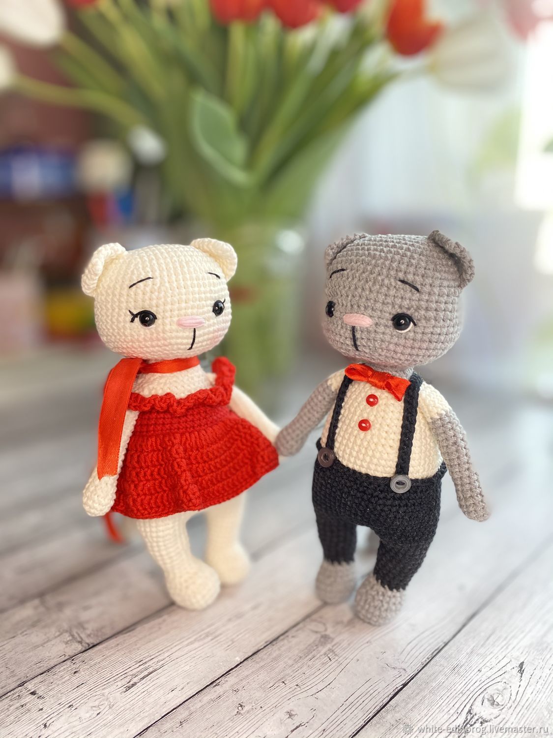 Амигуруми куклы и игрушки: Котики купить в интернет-магазине Ярмарка ...
