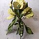 ДУШИСТЫЙ ГОРОШЕК. СВЕТЛАЯ ОЛИВКА. Брошь-булавка. ЦВЕТЫмания (FLOWERmania). Интернет-магазин Ярмарка Мастеров.  Фото №2