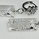 Серьги Swarovski Растущий прозрачный кристалл 26mm. Серьги классические. TLN North. Ярмарка Мастеров.  Фото №8