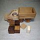 Wooden car truck with cubes. Rolling Toys. Shop Grizunok teether. Online shopping on My Livemaster.  Фото №2