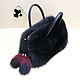 Bag made of Finnish Arctic Fox fur. Stylish ladies accessory. Classic Bag. Mishan (mishan). Online shopping on My Livemaster.  Фото №2