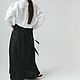 Льняная юбка Шоколадная. Юбки. Simply Wear by Di (Prokhorova Diana). Ярмарка Мастеров.  Фото №9
