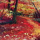 Bright autumn forest. Oil painting 30/40. Pictures. Fleurdelys-art. My Livemaster. Фото №4