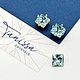 Кристалл квадрат Square Aquamarine, 6мм, Tanissa Crystals, СТ324. Кристаллы. Tanissa Hobby (Танисса Хобби). Интернет-магазин Ярмарка Мастеров.  Фото №2