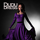 Платье со съемным шлейфом тёмный фиолет. Платья. Dudu-dress. Ярмарка Мастеров.  Фото №4
