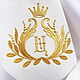 Napkin with embroidery 'Royal monogram' from A to z. Swipe. Shpulkin dom. My Livemaster. Фото №5