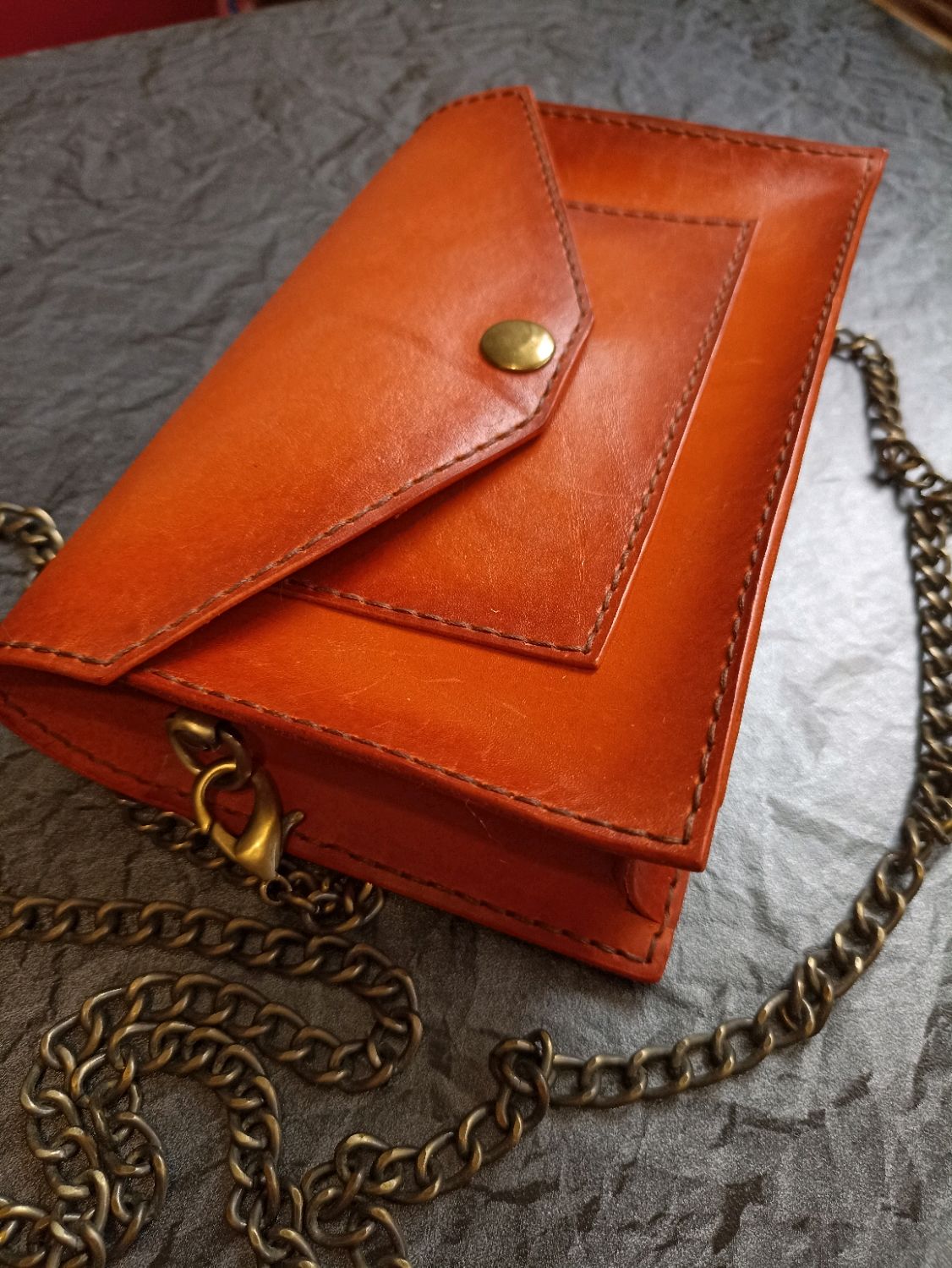 Мини сумочка на цепочке из натуральной кожи в интернет-магазине Ярмарка ...