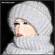Заказать Комплект "А-ля Такори" из итал кидмохера на шелке. Ирина(shvilinka.knit). Ярмарка Мастеров. . Комплекты головных уборов Фото №3