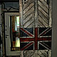 The door of the barn loft. The barn door mechanism. The Door Union Jack. Door. 'My s Muhtarom'. Online shopping on My Livemaster.  Фото №2