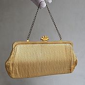 Винтаж handmade. Livemaster - original item Handbag/clutch Gold,50-70s,evening handbag,vintage,handbags. Handmade.