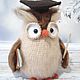 Order Owl teacher. JuliaCrochetToys. Livemaster. . Stuffed Toys Фото №3