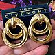 Винтаж: Клипсы Givenchy, Серьги винтажные, Москва,  Фото №1