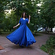 Платье с юбкой-солнце в пол. Платья. ImpressByDress. Ярмарка Мастеров.  Фото №4