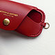  Чехол для очков Red Open. Очечник. Stitch & Leather. Ярмарка Мастеров.  Фото №5