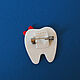 Brooch for dentist 'Zubik'. Brooches. Katy_Barysheva. My Livemaster. Фото №6
