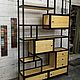  Стеллаж в стиле лофт. Стеллажи. furniture store. Интернет-магазин Ярмарка Мастеров.  Фото №2