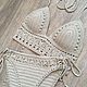 Купальник вязаный «Relief». Купальники. nata_i_knit (klepalova). Ярмарка Мастеров.  Фото №6