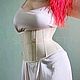 Прозрачный корсет "Lite" черный и беж. Корсеты. Shi Corset (Анна). Ярмарка Мастеров.  Фото №4