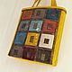 Shopper Hundertwasser's house, women's large bright bag, 252. Shopper. a-vesta. My Livemaster. Фото №6