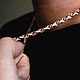 Chain weaving 'Caesar' with a box of gold 585. Chain bracelet. kirillyuvelir42rus (kirillyuvelir42). Online shopping on My Livemaster.  Фото №2
