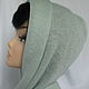 Hood scarf double layer mint green, Hoods, Moscow,  Фото №1