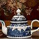 Винтаж: Чайник Villeroy & Boch Blue Castle. Сервизы винтажные. Белый филин. Ярмарка Мастеров.  Фото №5