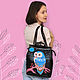 Women's leather backpack with hand-painted Owl. Backpacks. Marfa's Painting. Online shopping on My Livemaster.  Фото №2
