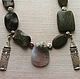 Beads 'Country residence' of jadeite and Jasper. Necklace. art-o-bus. Online shopping on My Livemaster.  Фото №2