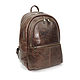  Backpack leather women's brown ash Mod R43-622. Backpacks. Natalia Kalinovskaya. My Livemaster. Фото №6