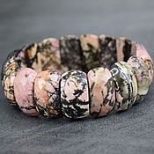 Украшения handmade. Livemaster - original item Bracelet made of natural stone rhodonite. Handmade.