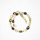 Necklace made of agate and quartz 'Charm' leather purple. Necklace. Irina Moro. My Livemaster. Фото №6