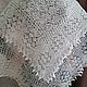 4n. Downy stole thin, openwork scarf, Cape, accessories, white. Wraps. Puhovyj ,,Raj' ot Zinfiry (Orenbur). My Livemaster. Фото №5