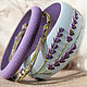 A set of bracelets Lavender blue, polymer clay, Bracelet set, St. Petersburg,  Фото №1