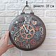 Steampunk Quartz Wall Clock Upcycling Loft Style. Watch. Nataly Bardova decor. Ярмарка Мастеров.  Фото №4