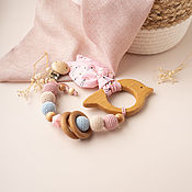 Работы для детей, handmade. Livemaster - original item Juniper rodent, a gift for the birth of a girl. Handmade.